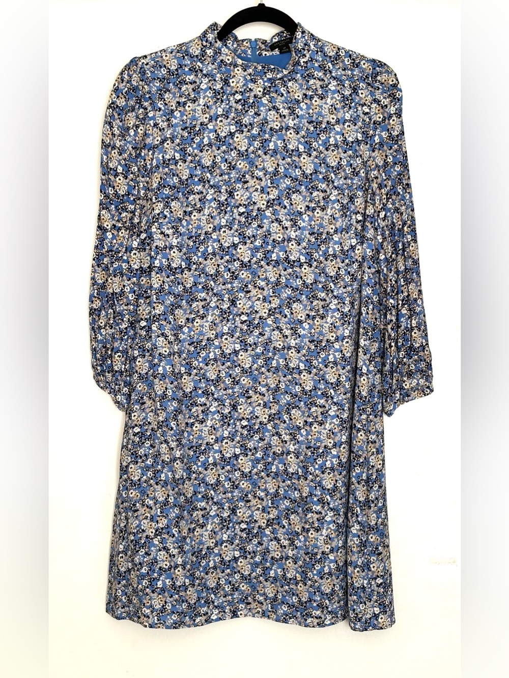 Ann Taylor Floral Mock Neck Shift Dress Size 12P